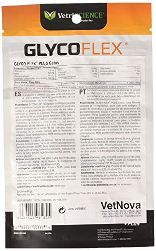 Vetnova Salud Glycoflex Plus Gatos 30 Chews Vetnova 1 Unidad 200 g