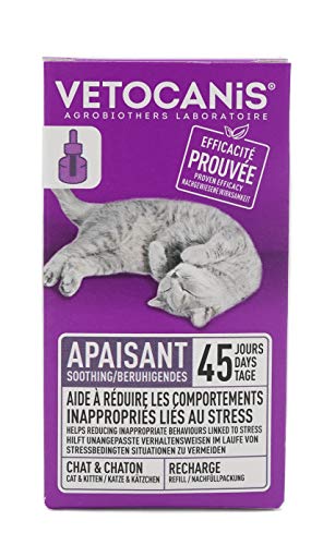 Vetocanis Recambio para difusor calmante para Gatos, 48 ml