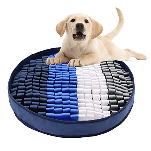 Victarvos Snuffle Mat para Perros, Alfombra Olfato Perro Lavable, Alfombra de Actividades para Mascotas, Interactivos para Perros, 48 * 48 cm