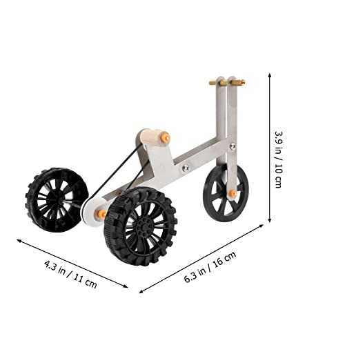 VILLCASE Juguete de Entrenamiento de Loros-Divertido Pájaro Bicicleta Juguete Creativo Mascota Loro Juguete Intelectual Suministros Prácticos para Loros 16.00X11.00X10.00cm