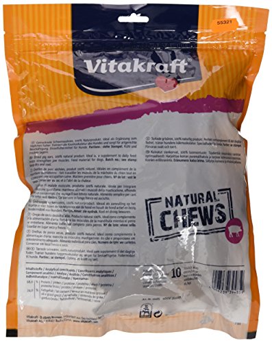 VITAKRAFT Vita Fuerza Perros Snack, Fly Factory schw eineo Escuchar, 100% Natural – , Natural Chews