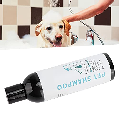 Voluxe Champú refrescante para mascotas con olor refrescante, limpiador líquido para pelo de mascotas, antipicor, portátil, para perros y gatos