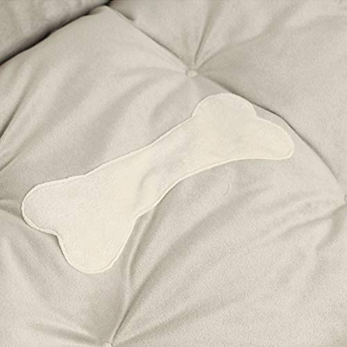 WANGIRL Mascotas Cama for Perros Gato Mascota Colchón Lavable Almohada Cojín Suave y Cálida Cama de Algodón PP con Parte Inferior Antideslizante Extremadamente Suave Cómoda Calmante