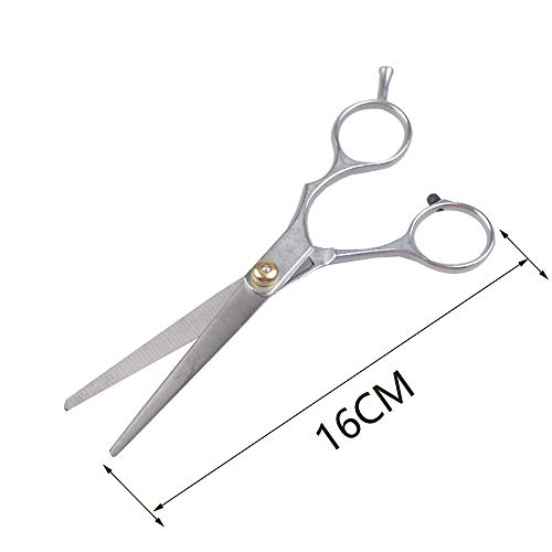 Wenlai 4 Piezas de Kit Profesional recortador para Mascotas de Acero Inoxidable, Pet Grooming Scissors Kit, Tijeras peluquería Mascotas, Peine para Aseo Utilizado para Gatos Perros y Otras Mascotas