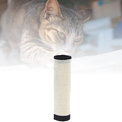 WNSC Alfombrilla para rascar Suelo para Gatos, Alfombra de sisal Natural Alfombrilla para rascar para Gatos Compatible con Sujetadores de Bucle de Gancho para muelas de Gato para sofá(S)