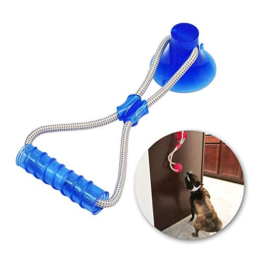 WonderfulDay Mordedura de Molar Multifuncional Juguetes para Perros para Animales Goma de mascar Chicle Limpieza de los Dientes Elasticidad Seguro TPR Soft Puppy Sucker Espinosa Juguete para Perro