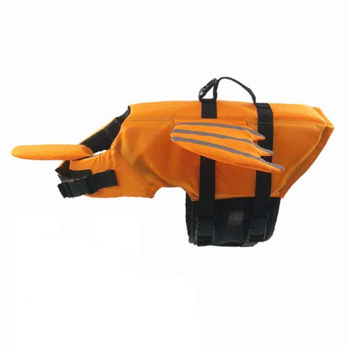 WPCASE Salvavidas Perro Flotador Perro PequeñO Chalecos Salvavidas De Los Perros Chaleco Flotante del Perro,Chaleco Salvavidas Exterior del Perro Orange,2XL