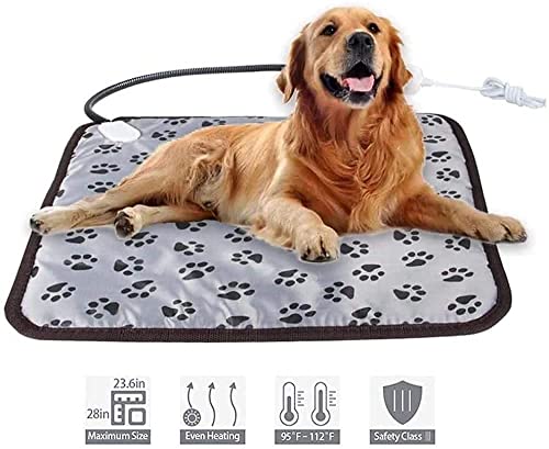 WXA Almohadilla Tibia Manta eléctrica for Mascotas a Prueba de Agua, calefacción eléctrica, Almohadilla, Calentador de Cama, Calentador, Gato, cálido, cálida, cálida Durable (Color : 45x45cm|a)