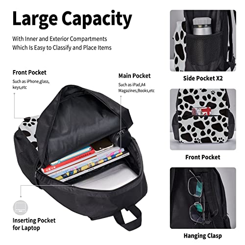 XCNGG Animal perro garra mochila con lápiz caso traje escuela librero oficina daypack para viaje portátil, Garra de perro animal, Talla única