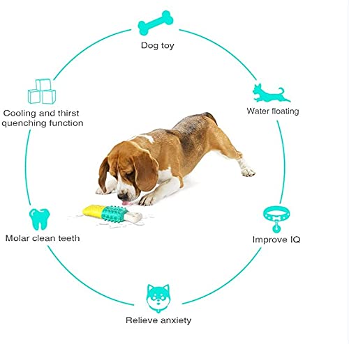 xiaoji Juguete para Perros congelado Mordedor para Perros Juguete de enfriamiento para Masticar Cachorro Juguete de dentición para Mascotas Verano Frozen Juguete Interactivo C