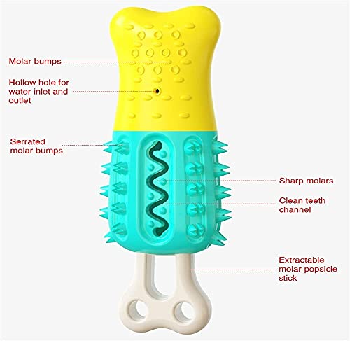 xiaoji Juguete para Perros congelado Mordedor para Perros Juguete de enfriamiento para Masticar Cachorro Juguete de dentición para Mascotas Verano Frozen Juguete Interactivo C