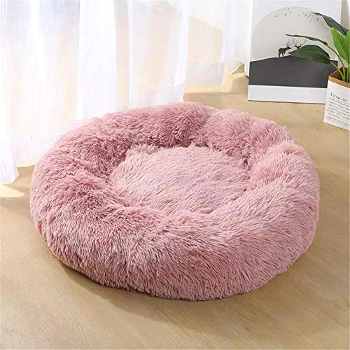 xihan123 Casa Perro Cómodo Cama para Perros Medianos Cama Perro Pequeño Lavable para Propio Espacio para Dormir Gatito Y Cachorro Dormirse De Forma Segura Pink,40cm/15.75in