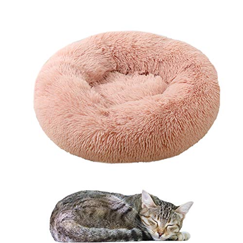 xihan123 Casa Perro Cómodo Cama para Perros Medianos Cama Perro Pequeño Lavable para Propio Espacio para Dormir Gatito Y Cachorro Dormirse De Forma Segura Pink,40cm/15.75in