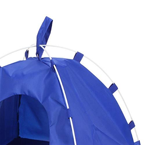 xihan123 Tipi para Perros Encantador Tipi para Gatos Acogedor Casetas Perros Tela para Mantenga Siempre La Ventilación Nido Propio De La Mascota Fresco En Verano Blue