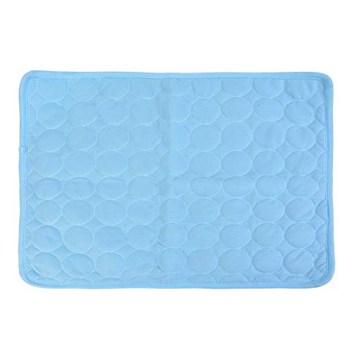 Xinllm Manta Fria para Perros Alfombra Refrescante Perro Cool Mat For Dog Cool Dog Mat Cat Cooling Mat Cool Dog Bed Dog Cooling Rabbit Cooling Mat Blue,XL