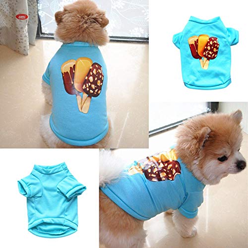 XS-XL Ropa de perro barato chaleco para perro, camisa, ropa para mascotas, disfraz de cachorro, ropa para mascotas de tamaño múltiple, ropa para perros pequeños, decoración, flamenco, XS