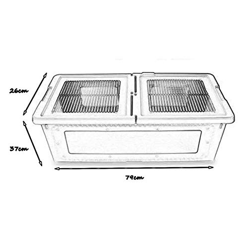 Xu-pet Madera de la Tortuga de la Tortuga de Casa Grande Hábitat, Reproducción Alimentación Reloj Cisterna Lagarto hámster Tortuga Caja del hogar Caja del Gato del Perro casa del Animal doméstico