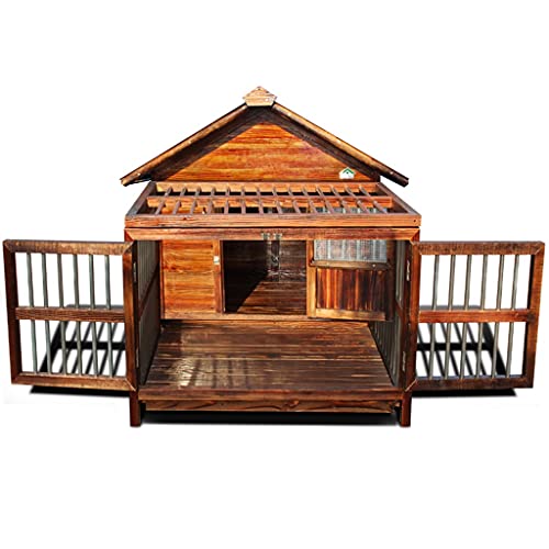 XYF Caseta De Madera para Perros, Resistente Exterior De La Casa De Perro 33,4 Pulgadas De Alto, Four Seasons Universal Casa De Perro, Adecuado para Jardines Y Patios Traseros.