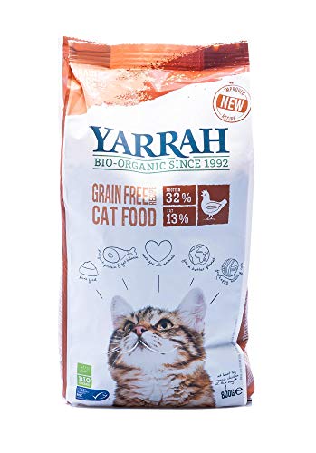 Yarrah Gato Pienso De Pollo Sin Cereales 800Gr. Bio 1 Unidad 800 g