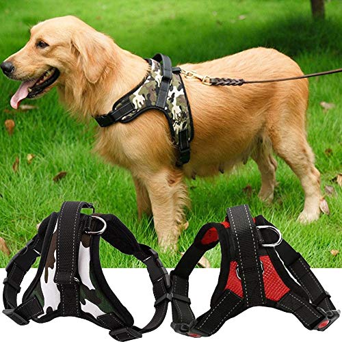 Yaunli Correa de Perro S/M/L/XL del Entrenamiento del Perro Perros Collares arnés del Chaleco de la tracción del arnés del Perro Cable de tracción Perro diseñada línea telescópica