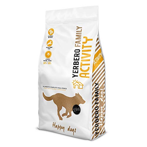 YERBERO Family Activity Comida para Perros de Alta energia 15 kg