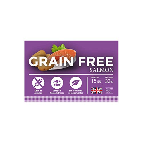 YERBERO Nature Cats Grain Free Salmon Comida para Gatos SIN Cereales 1,5kg