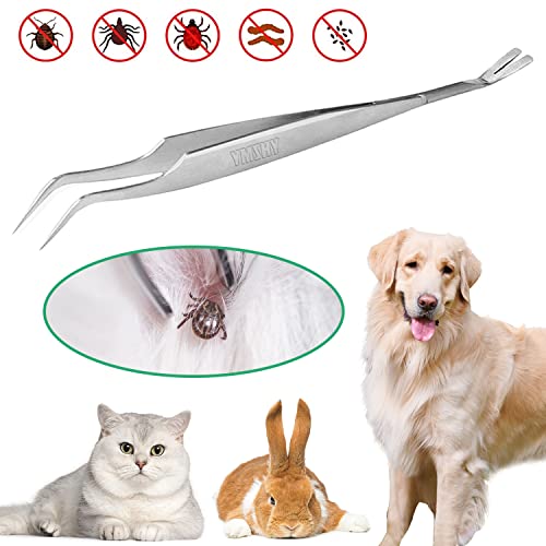 YHZMY 1 pcs Tick Remover Tool Set, Tick Remover Tool Set Kids, Pinzas para Garrapatas, Pinzas para Garrapatas para Perro, Garrapatas Pinzas de Acero Inoxidable, para Humanos, Perros, Gatos