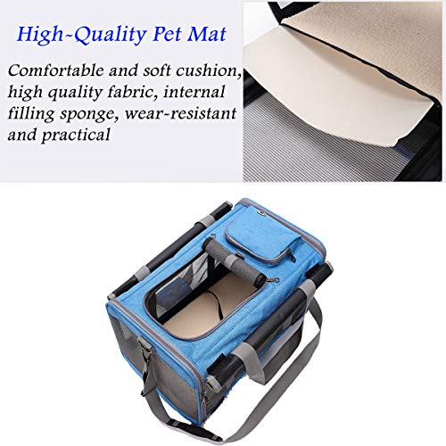 Yiwong Transportín Portátil y Plegable para Perros y Gato, Bolsa de Transporte para Perros y Gatos, Transportín para Perros Suave y Transpirable para Perros, Bolsa para Mascotas