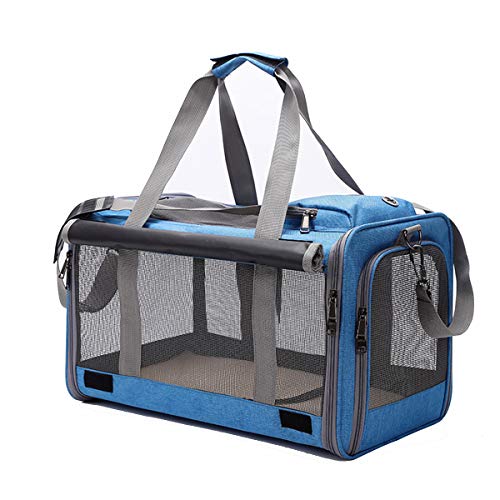 Yiwong Transportín Portátil y Plegable para Perros y Gato, Bolsa de Transporte para Perros y Gatos, Transportín para Perros Suave y Transpirable para Perros, Bolsa para Mascotas