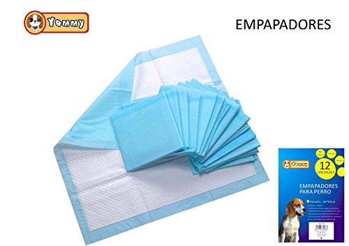 Yommy Empapadores Perros 12 Unidades 60 x 60 cm para Mascotas Toallitas de Entrenamiento YM-0299