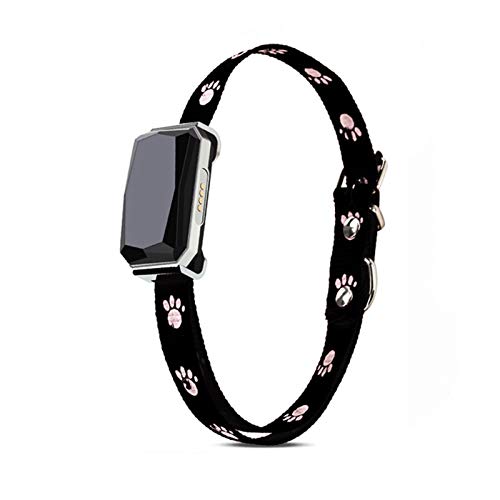 YONGQING Localizador GPS para Mascotas para Perros,Dispositivo Seguimiento en Tiempo Real con Collar,Monitor Actividad localizador buscador Perros y Gatos,localizador Inteligente con Carga USB