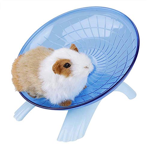 YOUTHINK Hamster Wheel Toys, Wheel Running Disco de Plástico para Hámsters Platillo Volador Hamster Spinner Silencioso Rodillo de Ejercicio para Pequeños Animales Jerbos Ratones Conejillo de Indias