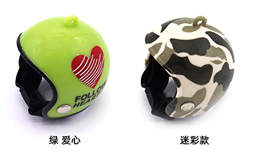 YUEKUN Casco de protección para mascotas, pollo, gallina, pájaro, pequeño casco de protección para mascotas, para pollitos, mascotas, loros, pájaros, etc.