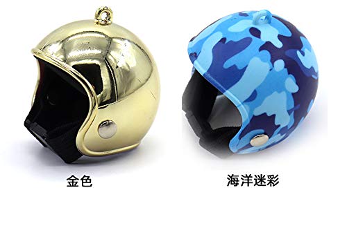 YUEKUN Casco de protección para mascotas, pollo, gallina, pájaro, pequeño casco de protección para mascotas, para pollitos, mascotas, loros, pájaros, etc.