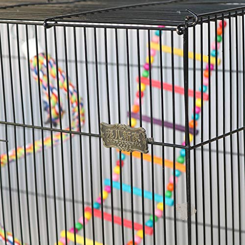 Z-W-Dong Gran Jaula del Animal doméstico, Tiene Capacidad for 1-5 pequeños pájaros Jaula Grande Jaula del Loro Adecuado for su Loro perico Pigeon Jaulas para pájaros