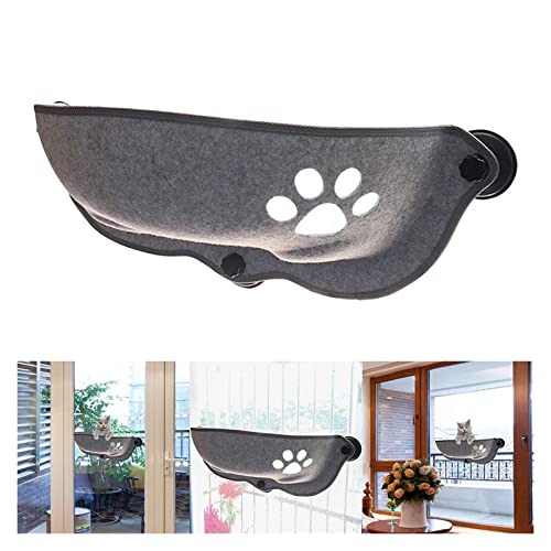 ZBBN Cama para Perros Hamaca con Ventana para Gatos con Fuertes ventosas Pet Kitty Cama Colgante para Dormir Almacenamiento para Mascotas Jaula de hurón Caliente Estante para Gatos Asiento Camas