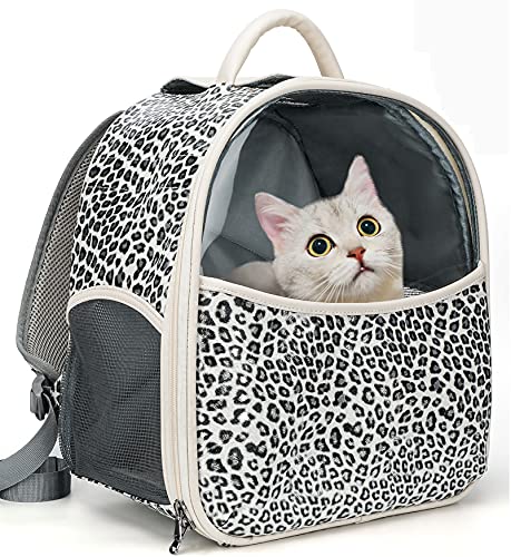 Zedela Mochila Gato,Mochila Conejo,Transportin Gato PequeñO VentilacióN en Tres Lados,PañO de Oxford Mochila para Gato, Bolsa de Almacenamiento Grande Mochila para Gatos(Carga MáXima 6 Kg)