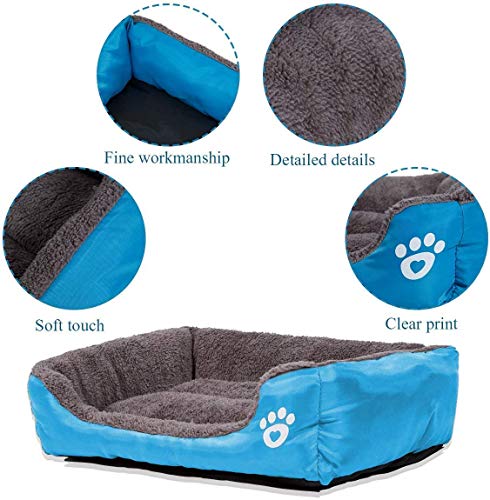 ZEEXIPDR Cama para Perros Cama para Gatos Cama para Mascotas Sofá Cama para Mascotas súper Suave, Cama para Perros de Felpa súper Suave y acogedora, Adecuada para Perros o Gatos pequeños medianos.