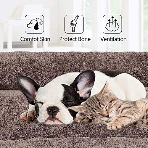 ZEEXIPDR Cama para Perros Cama para Gatos Cama para Mascotas Sofá Cama para Mascotas súper Suave, Cama para Perros de Felpa súper Suave y acogedora, Adecuada para Perros o Gatos medianos Grandes.