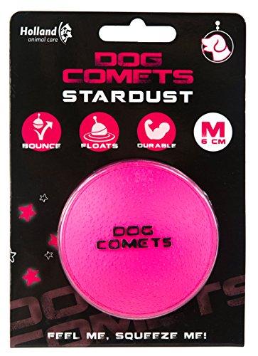 Zen-Kat Cometas para perros Ball Stardust Zwart/Roze M