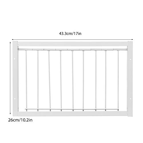 Zerodis Trampa en T para jaulas, Puerta para Palomas, Barras de Alambre, Marco de Entrada, Trampa en T para Puerta de casa(43.3 * 26cm)