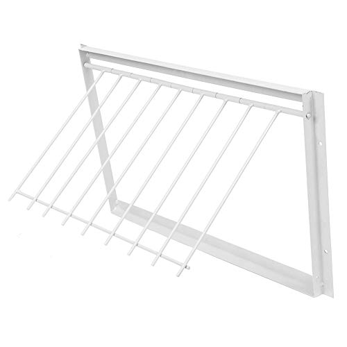 Zerodis Trampa en T para jaulas, Puerta para Palomas, Barras de Alambre, Marco de Entrada, Trampa en T para Puerta de casa(43.3 * 26cm)