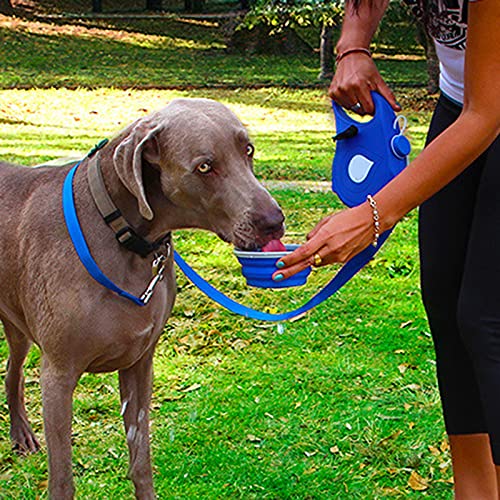 zhangsan Para correa de perro de 12 m, cuerda de tracción para mascotas, con hervidor de agua y bolsa de basura, cuerda de tracción, gruesa y duradera, para actividades al aire libre