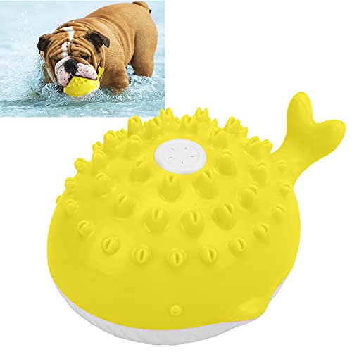 Zhat Juguete para Perros con espray de Agua, Juguete Inteligente para Perros con espray de Agua Multifuncional para Perros para Jugar con Perros(Yellow)