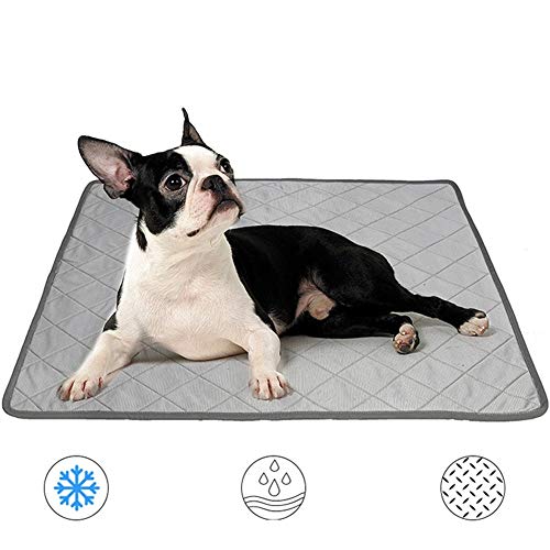 zhppac Manta Fria para Perros Manta Fria Caja Mat Perro Conejo de Mat De Perro Pet Mat Genial Perro Perro de refrigeración Perro cojín Fresco S