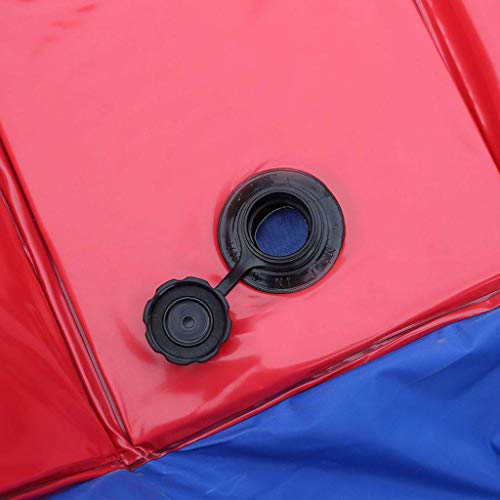 Zhuwei Cubierta De Salida De Agua para Piscina Plegable para Baño para Mascotas Piscina Plegable para Perros Piscina para Bañera para Mascotas(Color:Rojo,Size:60cm)