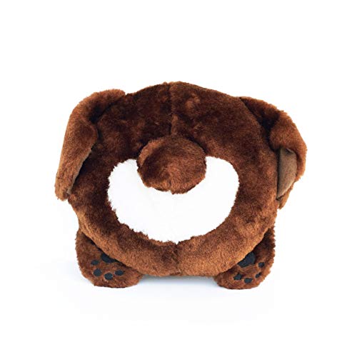 Zippy Paws ZP915 Squeakie Buns – Chocolate Lab Juguete para Perros, 200 g