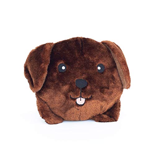 Zippy Paws ZP915 Squeakie Buns – Chocolate Lab Juguete para Perros, 200 g