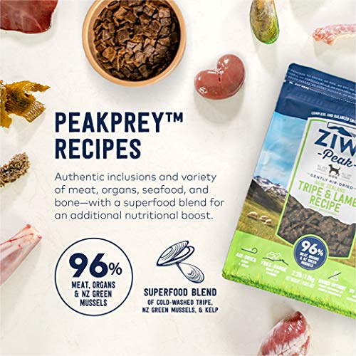 Ziwi Peak Alimento Deshidratado para Perro, Sabor Callo y Cordero - 2500 gr