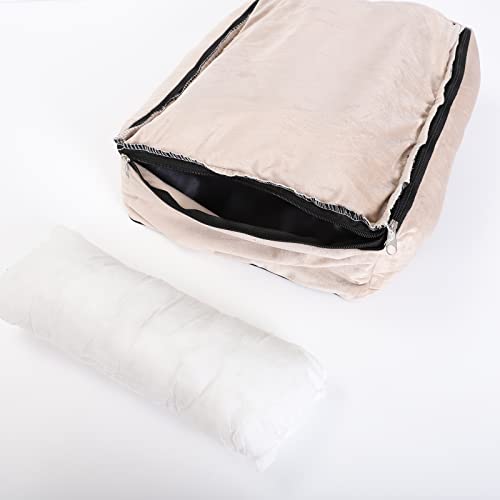 ZIYIUI Cama para Perros , caseta para Gatos, de Peluche ultrasuave, Productos para Animales domésticos , Almohadas para Camas ,Cama para Mascotas , Cómoda y Lavable (70x50x15 cm （L）)